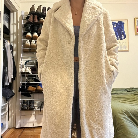 Club Monaco Teddy Coat - blog 